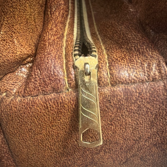 Vintage 70s Boho Patchwork Leather Bag 🤎 - Picture 5 of 13